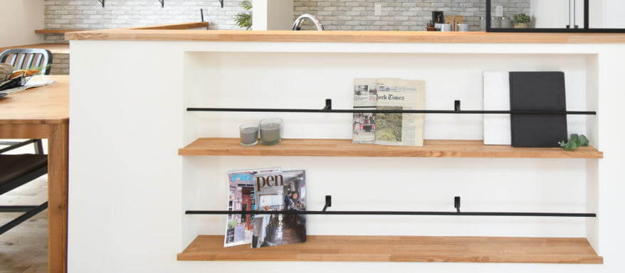 ニッチの落下防止アイアンバー