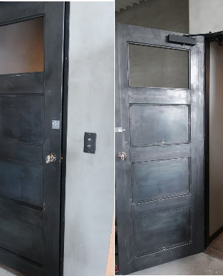 アイアントイレドアの製作