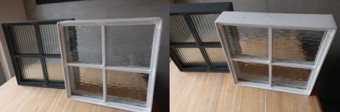 DIYで取り付けるアイアン窓