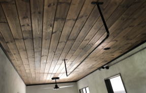 おしゃれな天井物干しバー