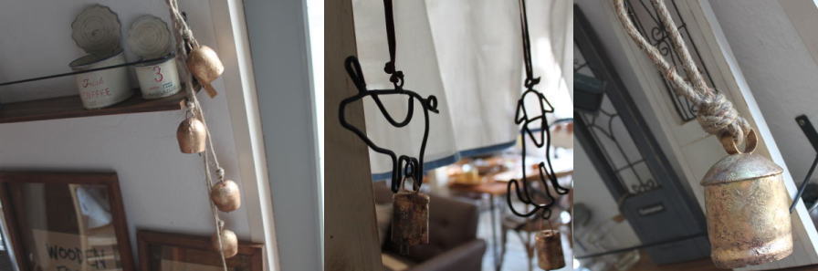 毎日のドアの開閉にやさしい音を添えるおしゃれなドアベル,風鈴やハンドベルとしても人気,ベル販売ページへのリンク画像