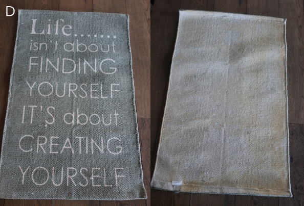 掃き出し窓の足元に似合うマット