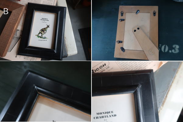 写真やポストカードを飾れるフレーム