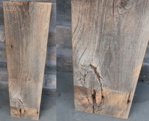 長さのあるアンティークウッドの古材