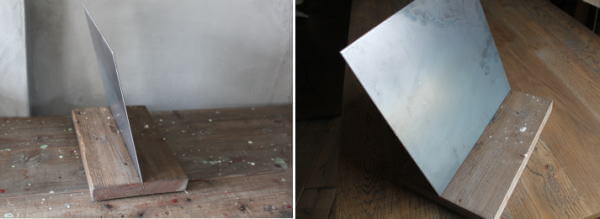 SHOPにアイアンメニューボード