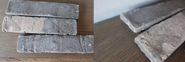 ガーデニング造りにアンティークレンガ