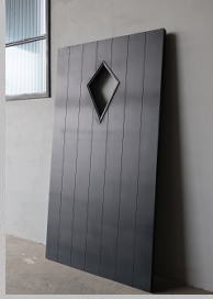 木製ドアブラック