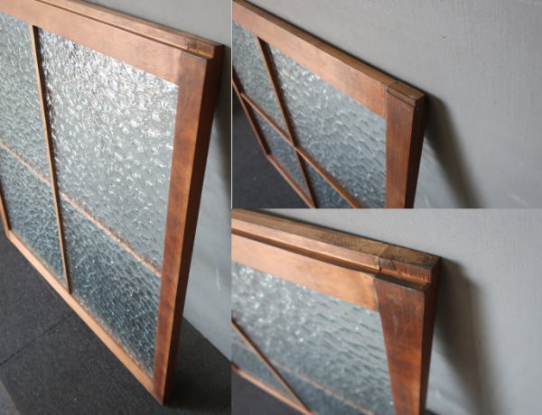 FIXとしても使える昭和レトロな木製窓,特価建具