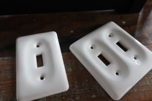 優しい雰囲気のアメリカ規格スイッチプレート・シンプルで上品