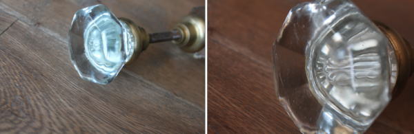 アメリカ輸入のガラスドアノブ