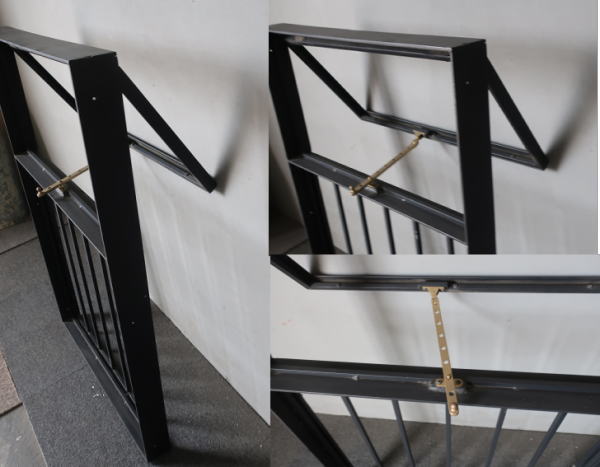 アイアン窓のある景色