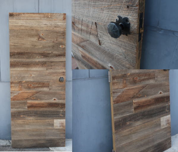 USEDアンティークドア79の木の風合い,店舗や設営に最適