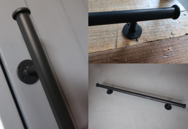 ドアや玄関、手すりなど多用途に使える鉄製ハンドル