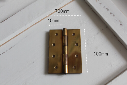 ドア製作に使いたいこだわりのヒンジ