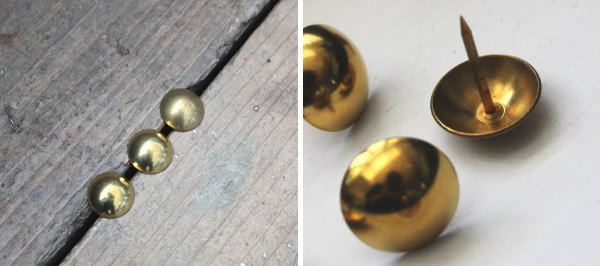 家具やドアのアクセントにしたい飾り鋲