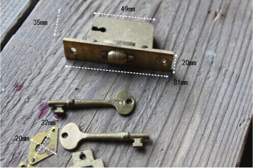 昭和レトロな鍵の販売