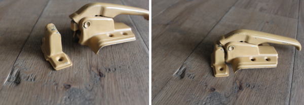 アンティーク金物がかわいい