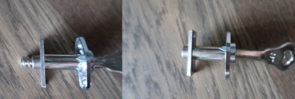 引戸や家具の鍵に,おしゃれなアンティークロックa455