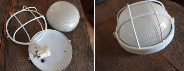 お気に入りの場所にサークルメッシュランプ