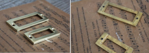 真鍮素材がおしゃれなネームプレート