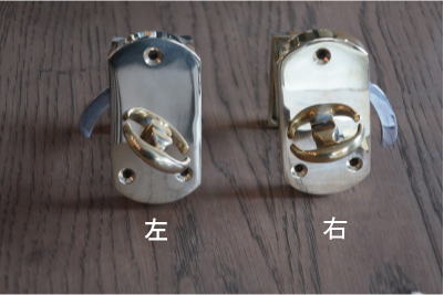 ブラス引き戸トイレ錠