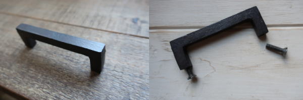 収納扉に付けたいアンティーク風のハンドル