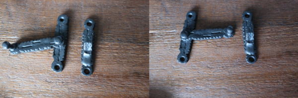 家具扉のおしゃれな簡易ロック金物