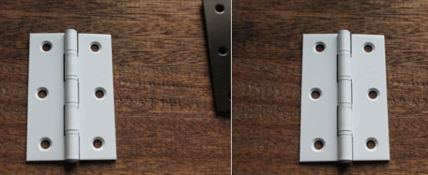 DIYで使いやすいカラー蝶番