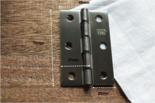 小窓に使いたいステンレスヒンジ
