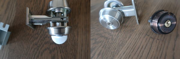 バックセットの狭いチューブラ錠