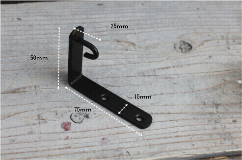 リースなどに使いたいブラケットフック