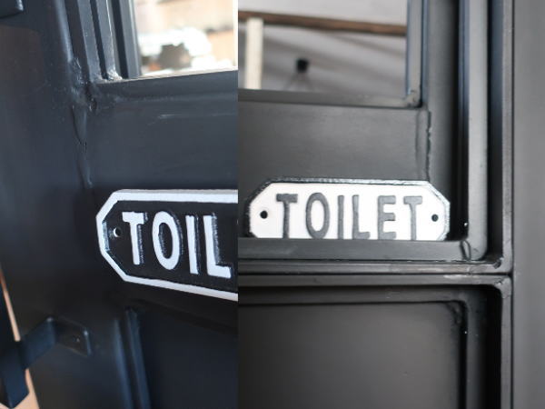 トイレのおしゃれなサインプレート