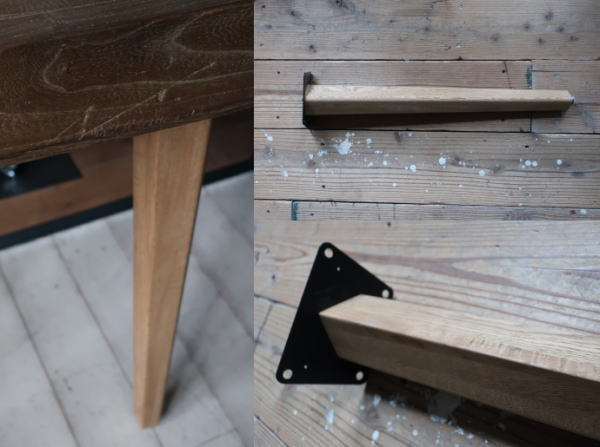 DIYで作るテーブル脚