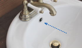  オシャレな洗面台の排水金物