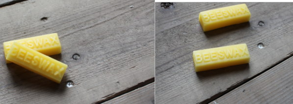 スティックタイプの蜜蝋ワックス