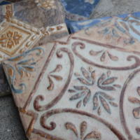 壁ヴィクトリアタイル