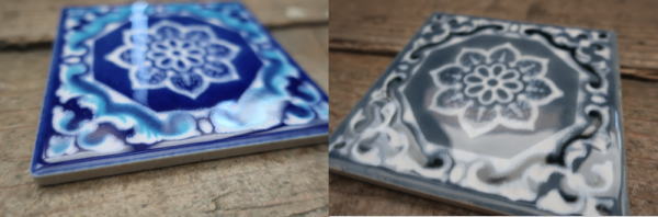 こだわりのタイル