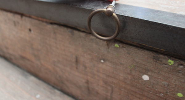 経年変化が楽しめる真鍮のブラスリングハンドル