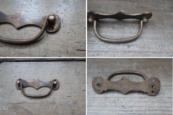 ブラス素材のハンドル