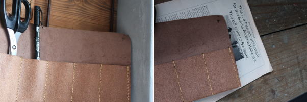 工具入れにトコレザー