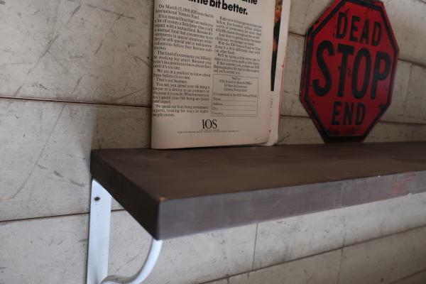 ブラケットと棚い板がセットになったウッドブラケット border=