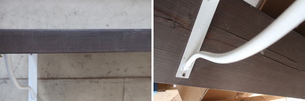 経年変化の雰囲気有りのウッドブラケット