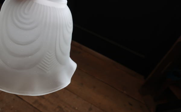 すりガラスのガラスシェード