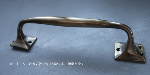 輸入物の真鍮ドアハンドル
