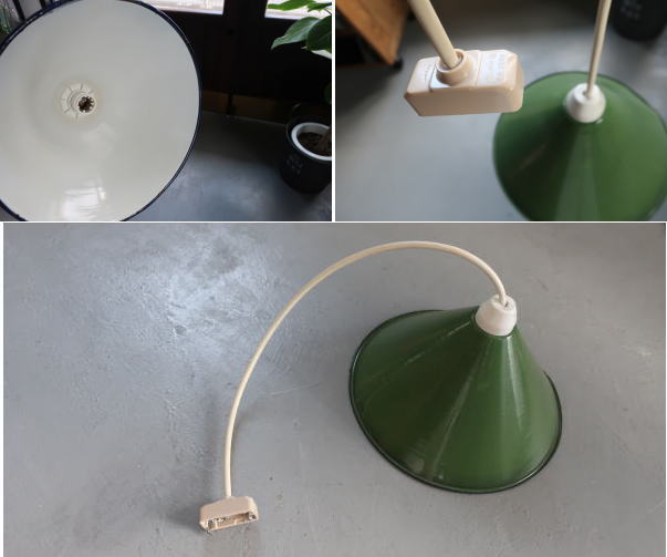 レトロ感のあるペンダント灯具