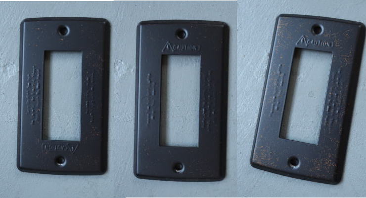 かっこいいスイッチプレート