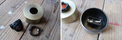 引っ掛けシーリングタイプのソケット灯具