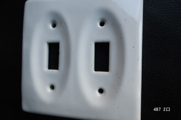 おしゃれな陶器スイッチプレート