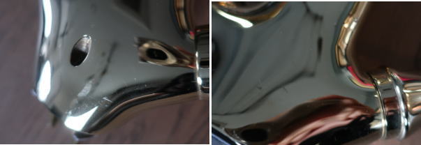 雰囲気ありの2ハンドルの蛇口