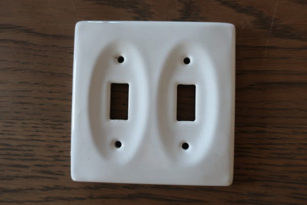 おしゃれな陶器スイッチプレート